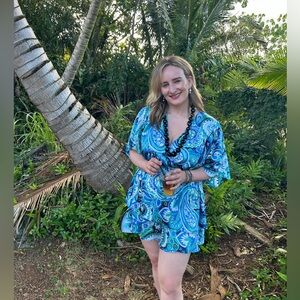 Zara dress with ties on the side